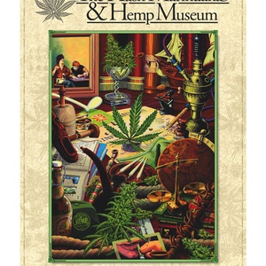 Hash Marihuana Hemp Museum Pegatina